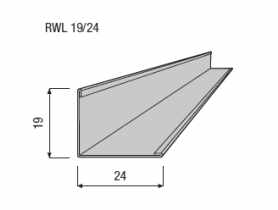 Kątownik przyścienny 19x24 mm - 3 m Ventatec L 226511 KCS