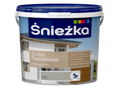 Zdjęcie: Farba extra fasadowa grafit B 5 L ŚNIEŻKA