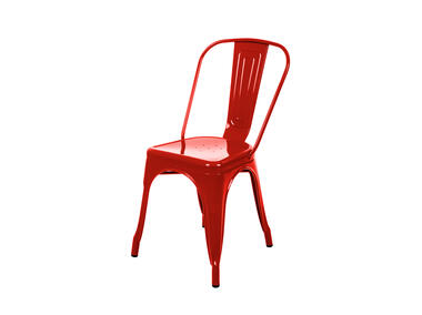 Zdjęcie: Krzesło ogrodowe Hugo czerwone MIRPOL