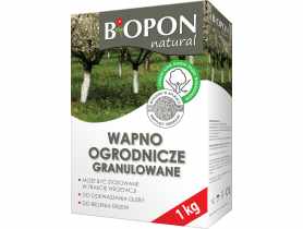 Wapno ogrodnicze granulowane do bielenia i odkwaszania gleby 1 kg BOPON