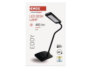 Zdjęcie: Lampa biurkowa LED Eddy czarna, WW,NW,CW EMOS