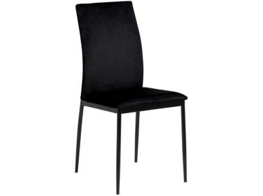 Zdjęcie: Krzesło tapicerowane Farina czarne TS INTERIOR