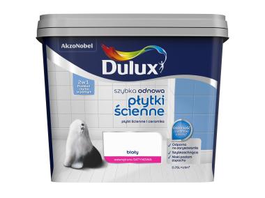 Zdjęcie: Farba Szybka Odnowa Płytki ścienne 0,75 L biała DULUX