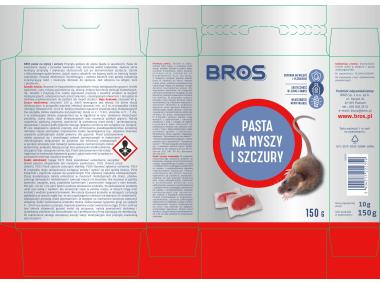 Zdjęcie: Pasta na myszy i szczury 150 g BROS