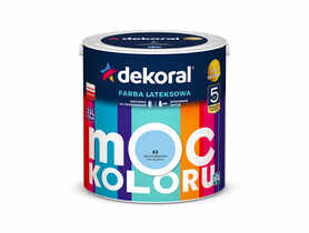 Farba lateksowa Moc Koloru niezapominajka 2,5 L DEKORAL