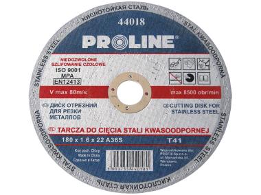 Zdjęcie: Tarcza do cięcia stali kwasowej T41, 350x3.5x32A24Q PROLINE