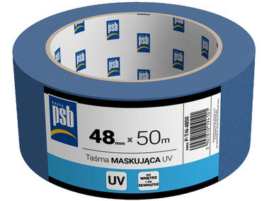 Zdjęcie: Taśma maskująca niebieska UV PSB 48 mm x 50 m SILA