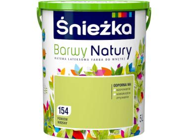 Zdjęcie: Farba Barwy Natury powiew wiosny 154 5L ŚNIEŻKA