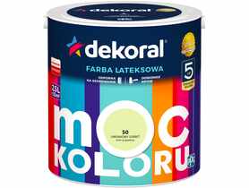 Farba lateksowa Moc Koloru limonkowy sorbet 2,5 L DEKORAL