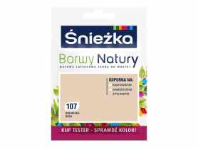 Tester koloru Barwy Natury angielska róża 107 25 ml ŚNIEŻKA