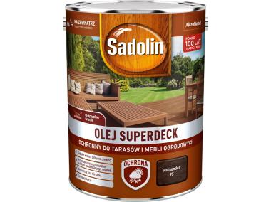 Zdjęcie: Olej do drewna 5 L palisander Superdeck SADOLIN