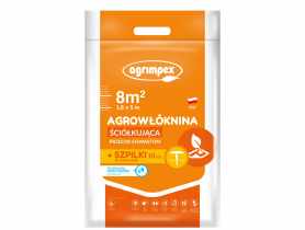 Agrowłóknina ściółkująca 50 g czarna 1,6 x 5 m,  10 szpilek AGRIMPEX PRO