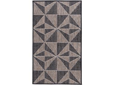 Zdjęcie: Dywan Express 60x100 cm geometria czarno-brązowy MULTI-DECOR