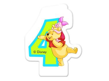 Zdjęcie: Świeczka urodzinowa Winnie Party Favors 4 DISNEY