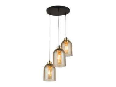 Zdjęcie: Lampa wisząca Satipo amber 3 x E27 5624 TK LIGHTING