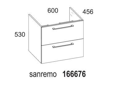 Zdjęcie: Szafla podumywalkowa Modo 60 cm sanremo D4702 ELITA