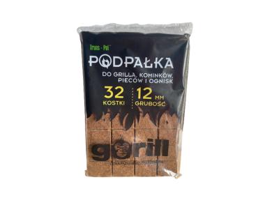 Zdjęcie: Podpałka 32 kostki 12 mm Gorill TRANS-PAL