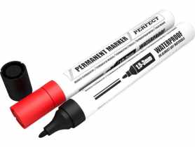 Marker permanentny 1,5-3 mm czerwony 10 szt. Perfect s-76023 STALCO