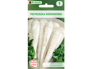 Zdjęcie: Pietruszka korzeniowa Berlińska nasiona tradycyjne 5 g W. LEGUTKO