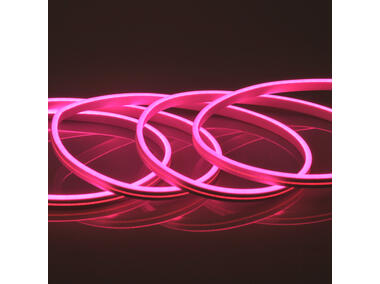 Zdjęcie: Pasek LED Neon 12V 17 W 2 m różowy POLUX