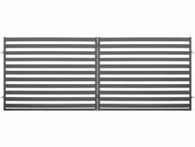 Brama dwuskrzydłowa Kora 4x1,54 m stal ocynk+ral7016 struktura POLBRAM