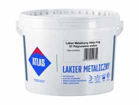 Lakier metaliczny 4 kg patynowe srebro ATLAS