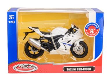 Zdjęcie: Model metalowy 1:18 Suzuki Gsx-R1000 b67703 biały MSZ