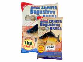 Zanęta popularna 1 kg karp czerwony truskawka BOLAND