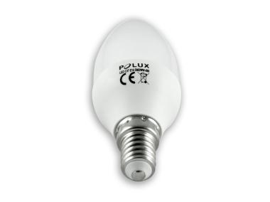 Zdjęcie: Żarówka LED C37 E14  4 W 330 lm pc+aluminium POLUX