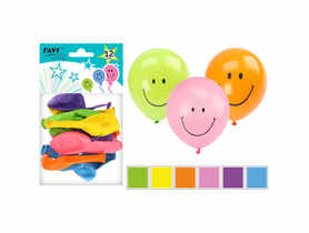 Balony z nadrukiem 25 cm - 12 szt. RAVI