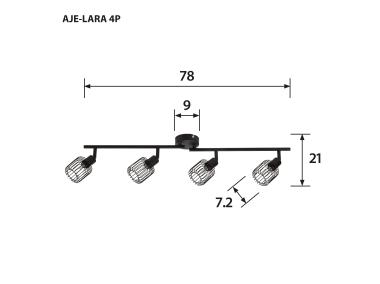 Zdjęcie: Listwa aje-lara 4p g9 4x40w ACTION