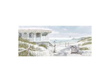 Zdjęcie: Obraz Canvas 60x150 cm Beach House STYLER