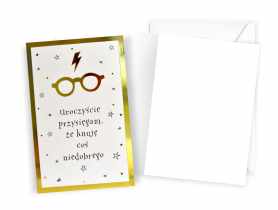 Karnet DHS-016 Ogólne życzenia - Harry Potter KUKARTKA