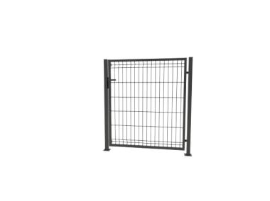 Zdjęcie: Furtka 3D 100x123 cm prawa ocynk 7016 komplet BETAFENCE