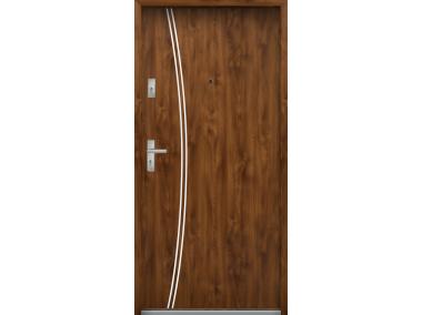 Zdjęcie: Drzwi wejściowe do mieszkań Bastion R-61 Dąb złoty 80 cm prawe OSPŁ KR CENTER