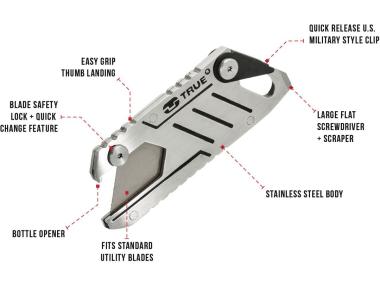 Zdjęcie: Nóż wielofunkcyjny BoxCutter TRUE UTILITY