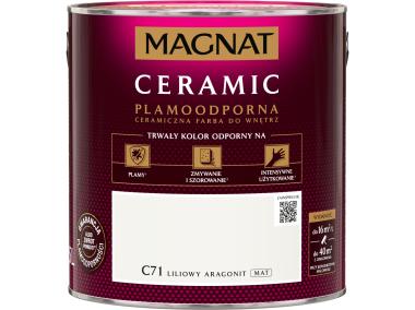 Zdjęcie: Farba ceramiczna liliowy aragonit C71 - 2,5 L MAGNAT