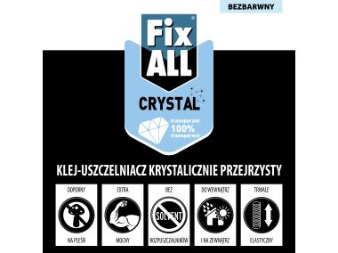 Zdjęcie: Uszczelniacz hybrydowy Fixall crystal 290 ml SOUDAL