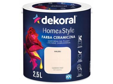 Zdjęcie: Farba ceramiczna Home&Style malibu 2,5 L DEKORAL
