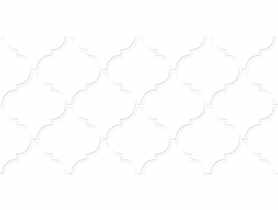 Płytki Cor Wall white arabesca shiny 30x60 cm NETTO