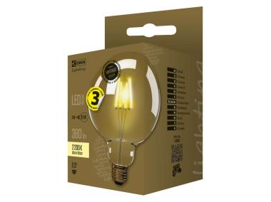 Zdjęcie: Żarówka LED Vintage G125, E27, 4 W (40 W), 470 lm, ciepła biel EMOS