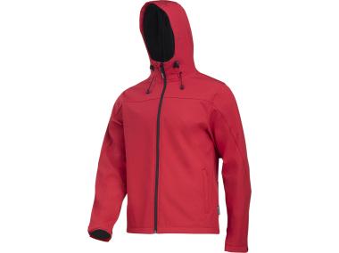 Zdjęcie: Kurtka softshell z kapt. czerwona, "3xl", CE, LAHTI PRO