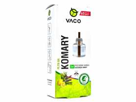 Płyn na komary, meszki i muszki Citronella, 60 nocy Eco wkład 45 ml VACO