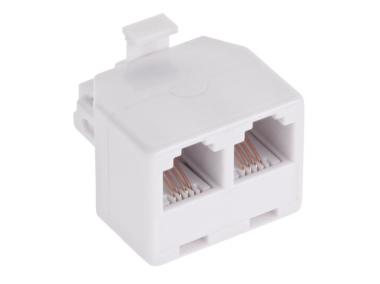 Zdjęcie: Rozgałęźnik telefoniczny WT.-2GN.RJ45 TEL0023-2 BODEX