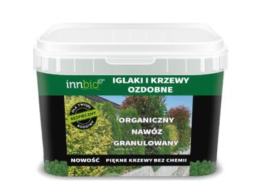 Zdjęcie: Nawóz ekologiczny granulowany Iglaki i krzewy ozdobne 7,3 kg INNBIO