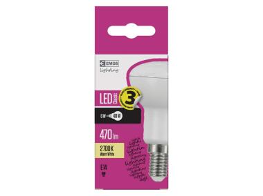 Zdjęcie: Żarówka LED Classic R50, E14, 4 W (39 W), 450 lm, ciepła biel EMOS