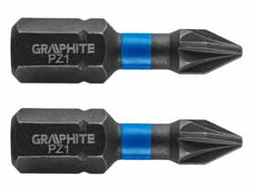 Bity udarowe PZ1 x 25 mm - 2 szt. GRAPHITE