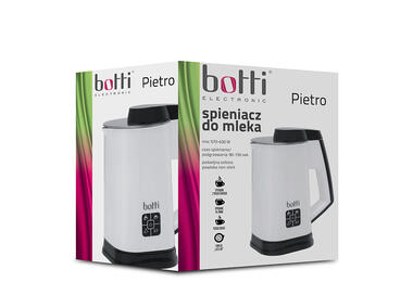 Zdjęcie: Spieniacz do mleka Pietro bialy CRM8002 BOTTI