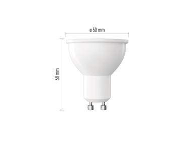 Zdjęcie: Żarówka LED Classic MR16 GU10, 7 W (60 W) 800 lm neutralna biel, ściemnialna EMOS