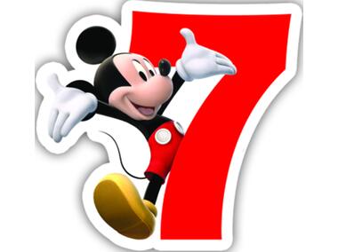 Zdjęcie: Świeczka urodzinowa Playful Mickey 7 DISNEY